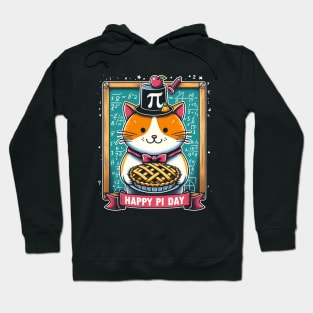 Pi day cat funny Kids, Men and Women and Teachers Math Hoodie